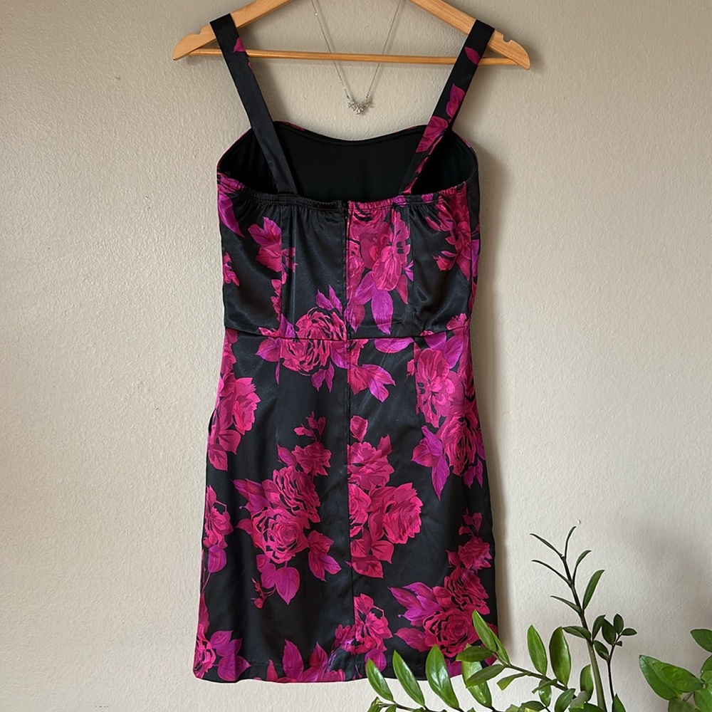 Ruby Rox Polyester Floral Cocktail Dress - Picture 3 of 3